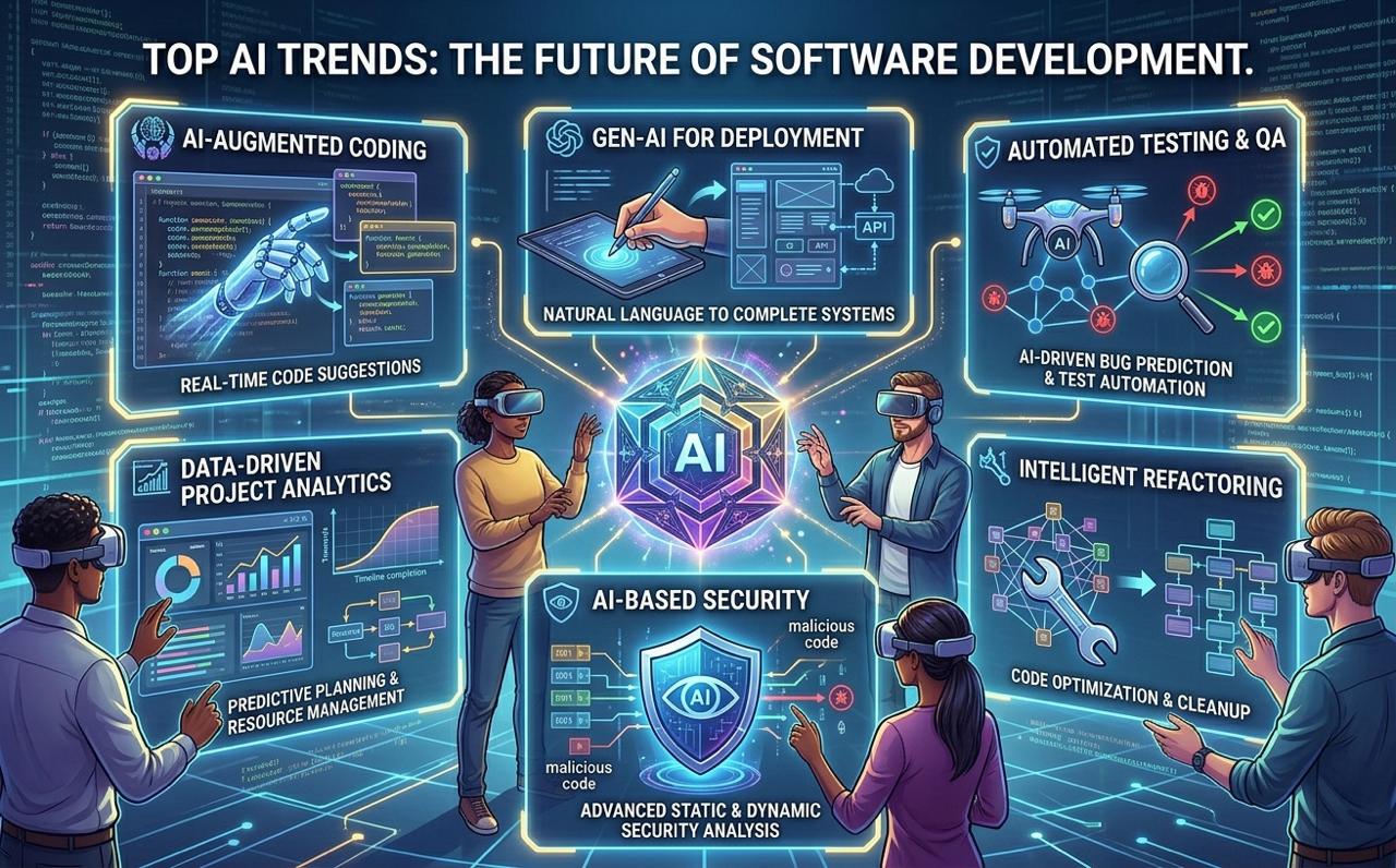 Top AI Trends That Will Shape the Future of Software Development